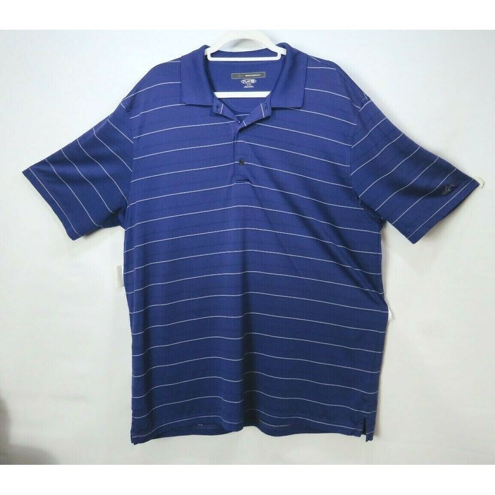 Mens Golf shirt by Greg Norman size XLT, purple